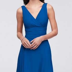 Blue David's Bridal Bridesmaid Dress